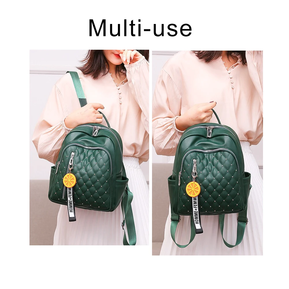 Высококачественные сумки на плечо из искусственной кожи женский рюкзак Модный