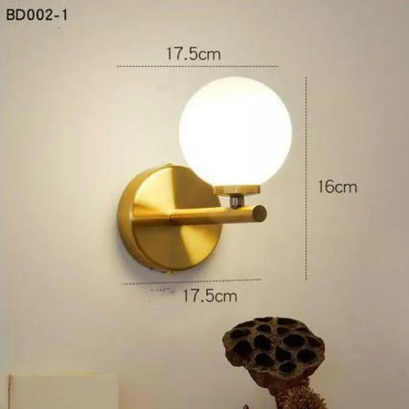 Современная Минималистичная светодиодная настенная лампа стеклянный