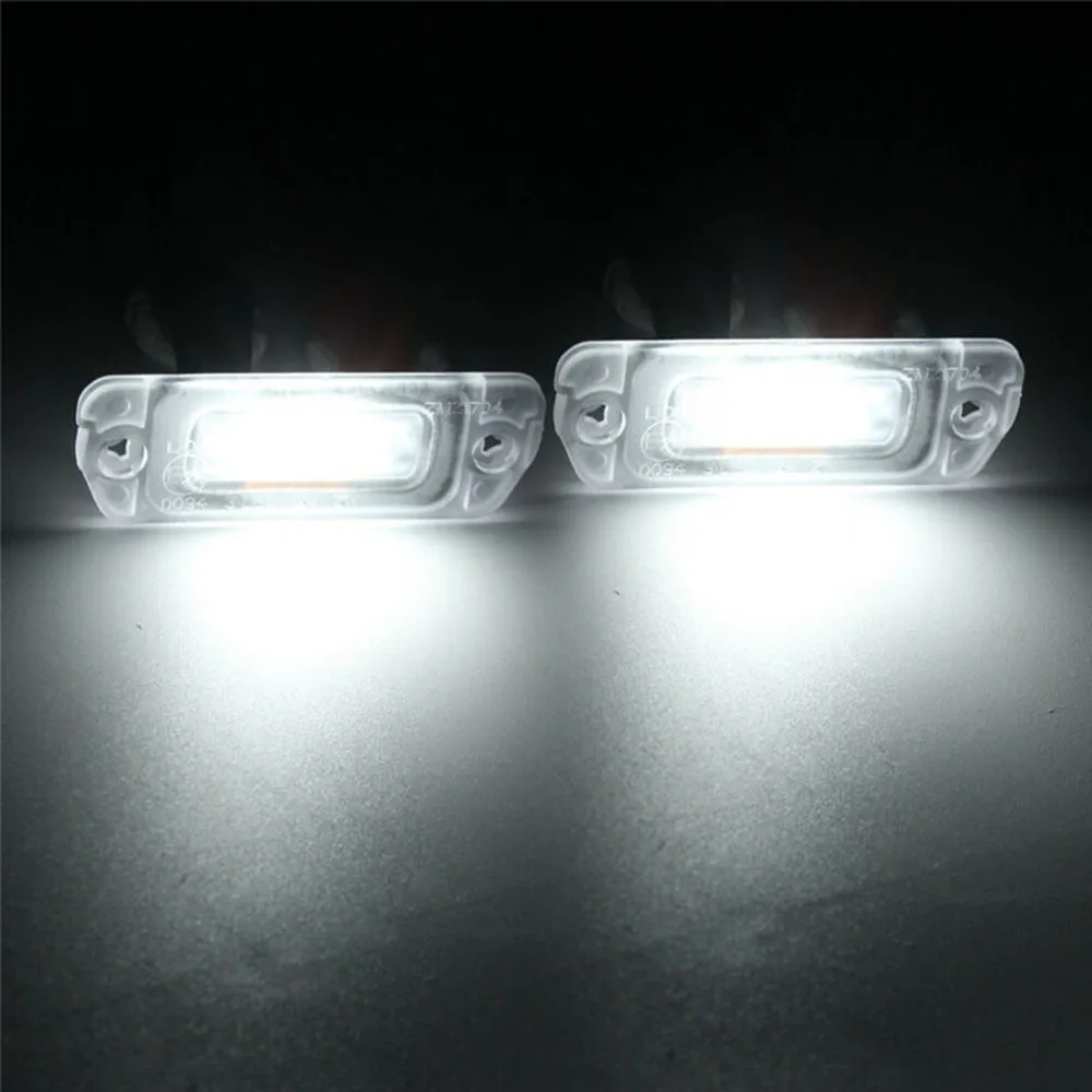 

LED License Plate Light Set Replacement Kit Assembly Auto Fitting 2Pcs