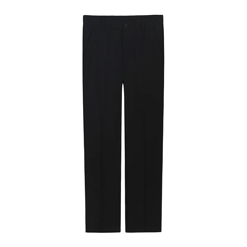 

IEFB Men's Trousers 2021 Autumn New Korean Fashion Business Slim Casual Suit Pants Black Ankle-length Pants For Male 9Y5678