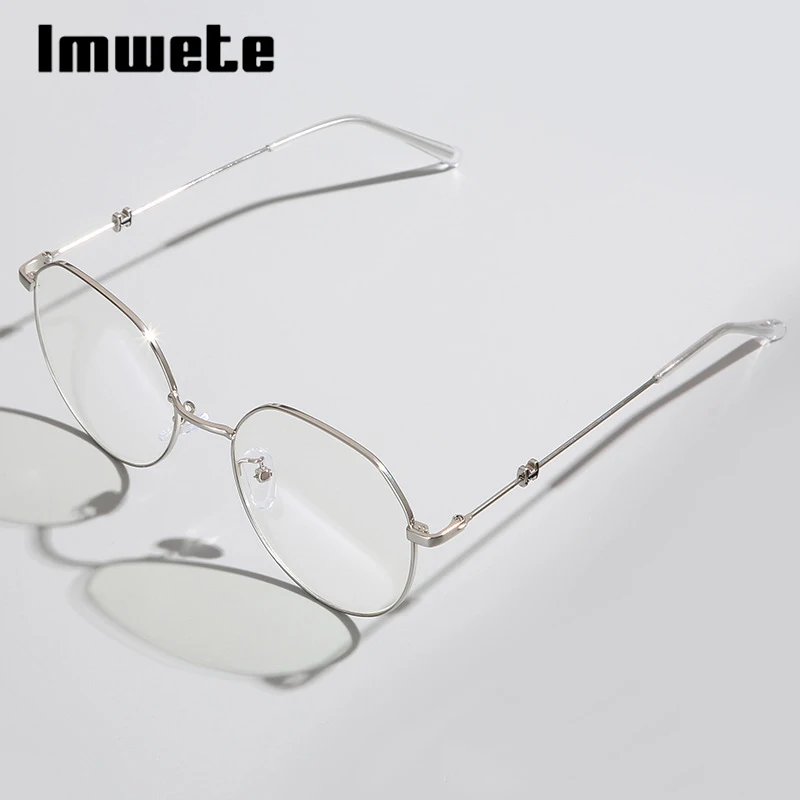 Imwete, анти-синяя буква H, мужские и женские очки, оправа, Ретро стиль, Ретро стиль, фирменный дизайн, женские Украшения, Proctect Eyes от Blue Ray