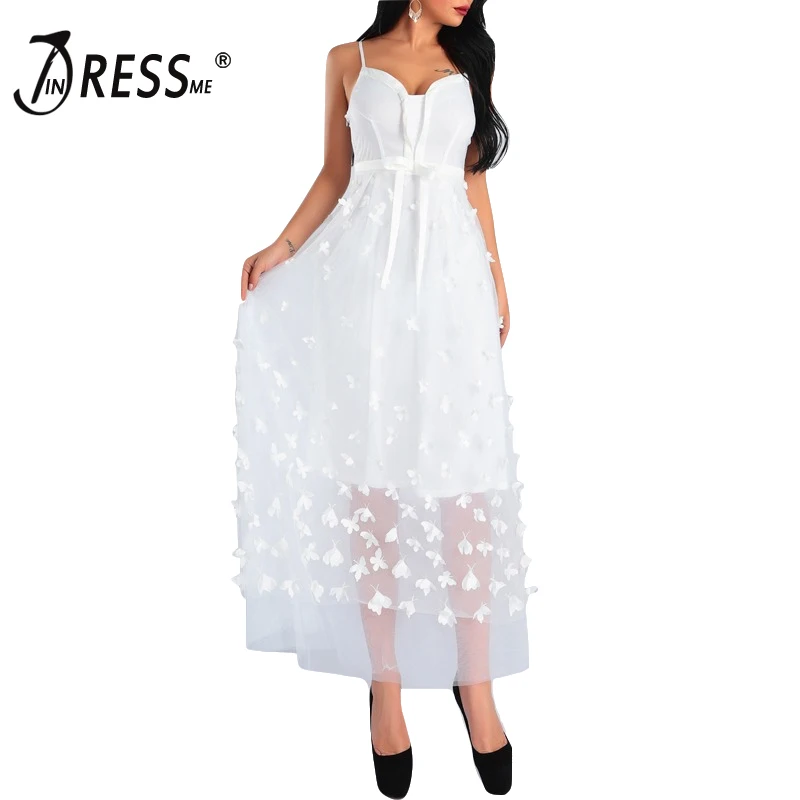 INDRESSME 2019 новое Горячее Сексуальное Женское Платье с V образным вырезом на