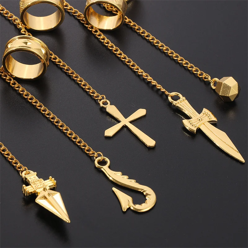 Цепочка Hunter x Kurapika кольца браслет косплей костюм подвески браслеты для аниме