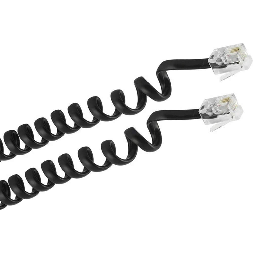 5 м длинный телефонный приемник шнур кабель спиральная линия для дома и офиса