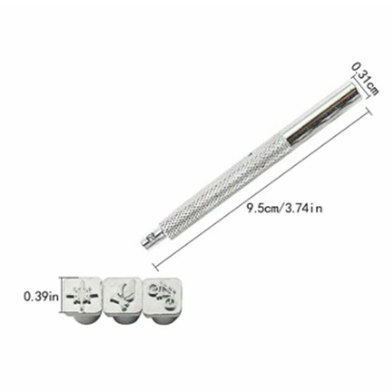 32 шт. Штамповочный Инструмент для штамповки кожи инструменты резьбы по коже DIY