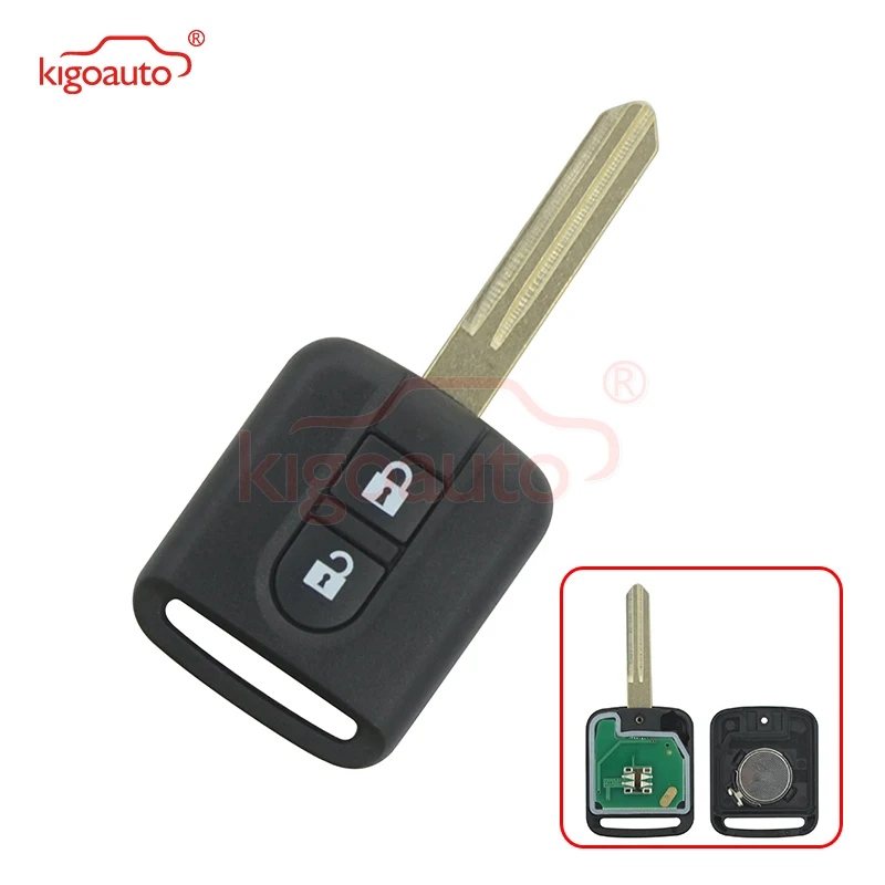 Пульт дистанционного управления Kigoauto 5WK4876/818 2 кнопки 433 МГц ID46/PCF7946 чип для Nissan Elgrand