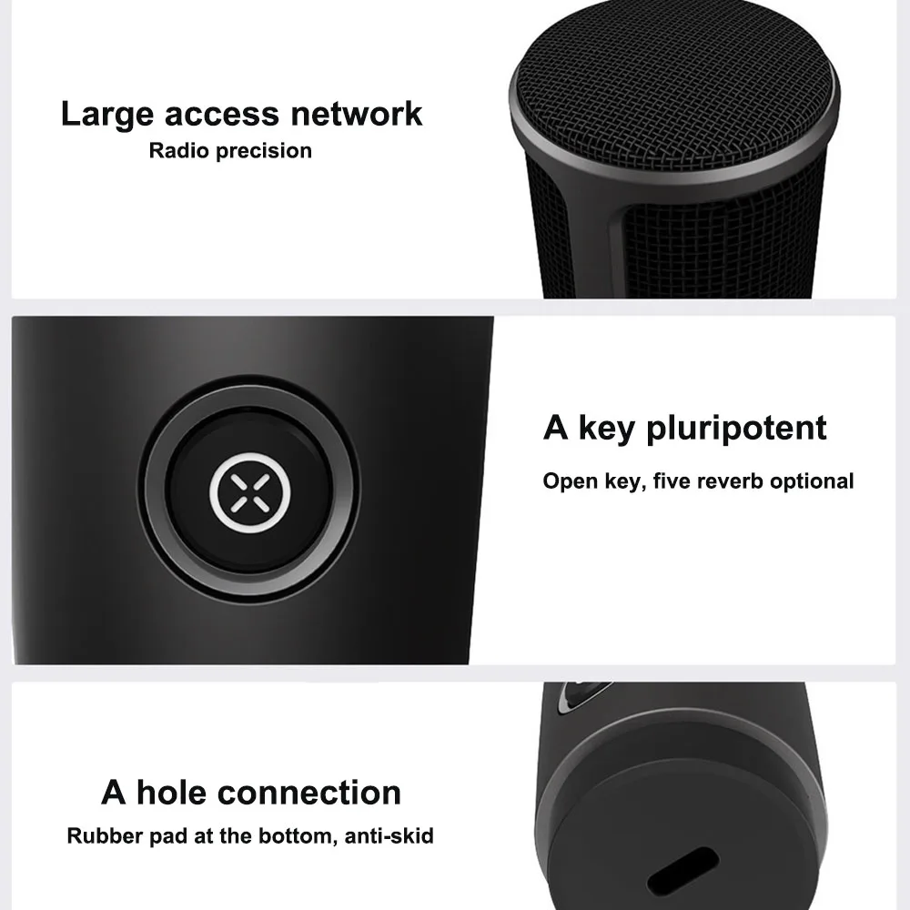 Xiaomi Mijia JUNLIN, проводной цифровой микрофон, с шумоподавлением, портативный, в режиме реального времени, для возврата ушей, HD, с 3,5 мм аудиокабелем