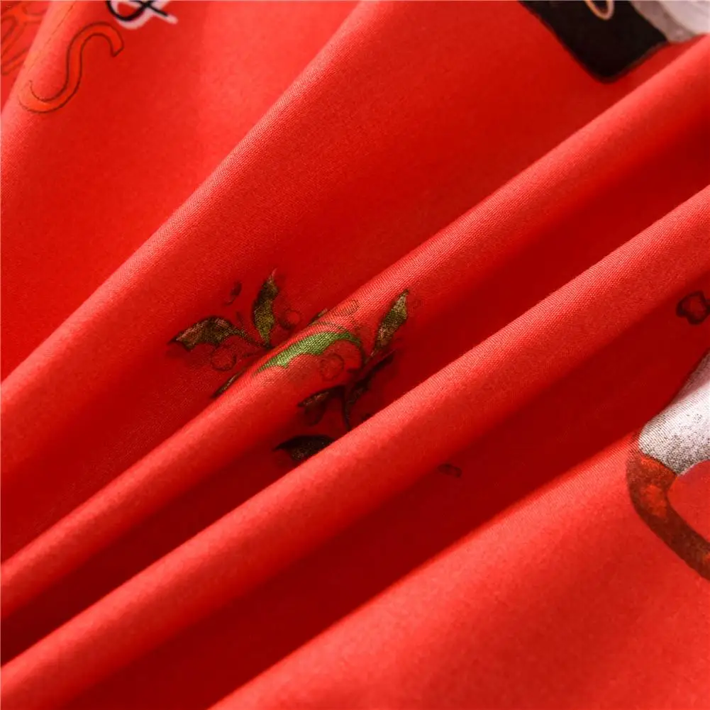 Рождественское постельное белье Комплект постельного белья с Наволочка Чехол