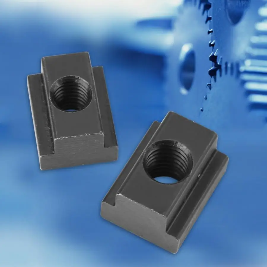 5 шт. черный оксид отделка т слот гайки M8/10 нитей помещаются в t слоты машинных