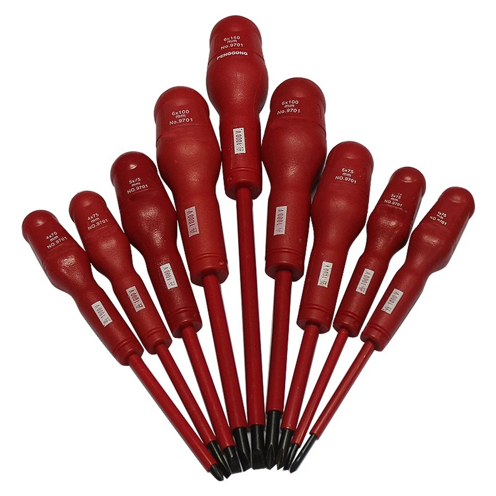 

6/7/9Pcs Insulated Screwdriver Set Electrician Dedicated Magnetic Precision High Voltage 1000V Slotted Phillips Hand Tools