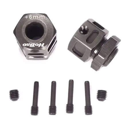 

OFNA/HOBAO RACING 86105 Wheel Hub Set Width + 6Mm 2pc for 1/8 MT/VS/ST/8SC/SS/H9 Rc parts