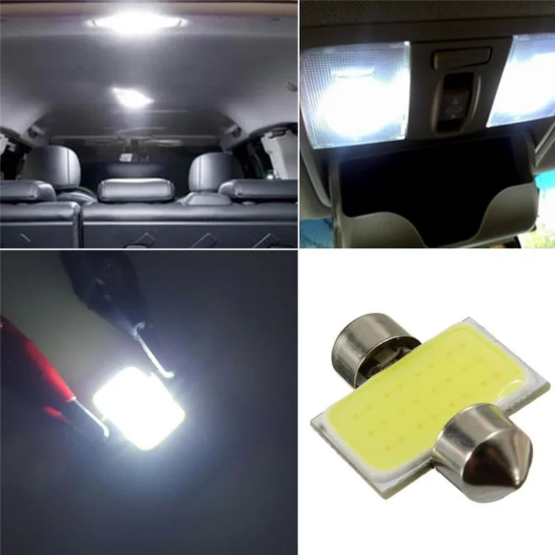 2 шт. 31 мм 12smd COB светодиодный с низким потреблением Высокая Мощность чрезвычайно