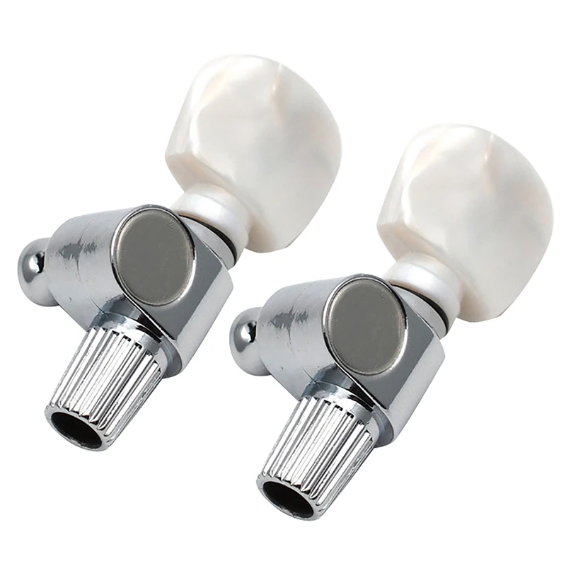 Banjo 5 й редуктор тюнер Тюнинг Peg машина головки с жемчужной кнопкой хром|Детали и