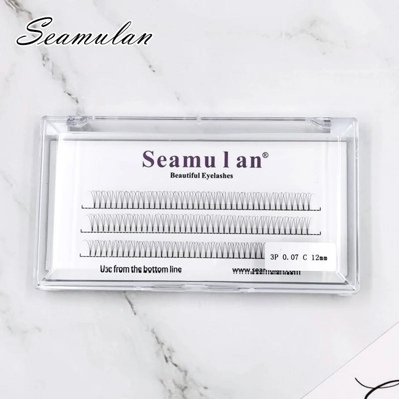 Ресницы Seamulan для наращивания объемные ресницы накладные с цветком | Красота и