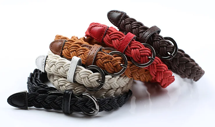 Ремень женский трикотажный ярких цветов модный сарафан коса для платья|Женские