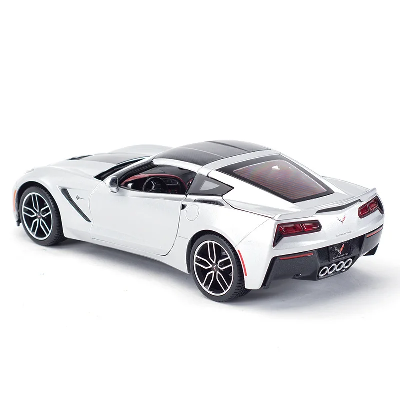 Гоночная модель автомобиля Maisto 1:18 Chevrolet Corvette Z51 из сплава украшение для коллекции