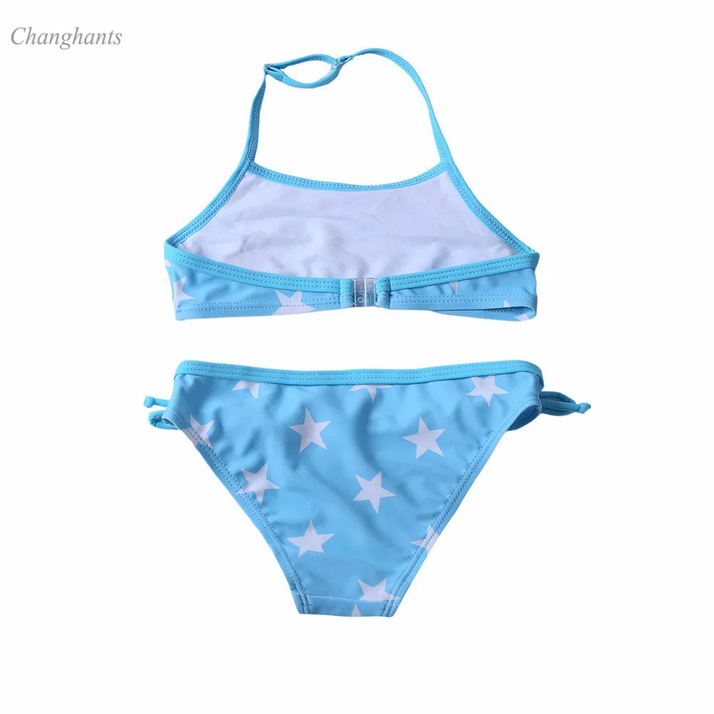 2020 новая модель Детский комплект бикини купальный костюм из двух предметов для