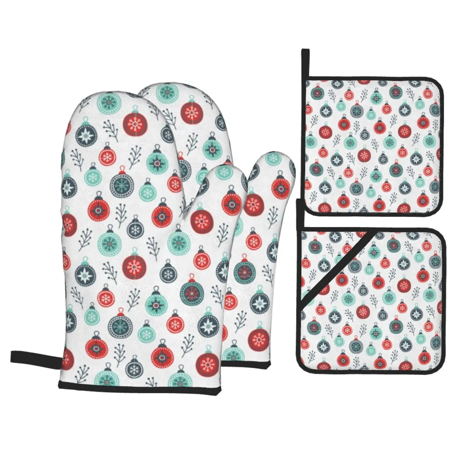 

Подставки для горшков и варежки для духовки для кухни, оригинальный набор из 4 предметов, наборы кухонных гаджетов, перчатки и перчатки