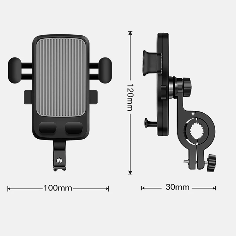 

Bike Phone Mount Anti Shake 360 Rotation Motorcycle for Handlebar Bike for iPhone 11 4.7 inch to 6.5 inch Phone