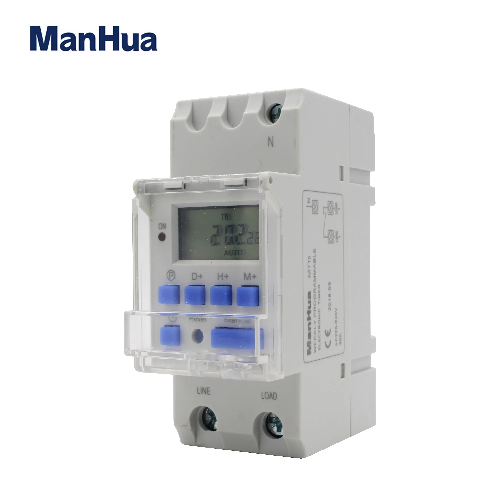 Таймер ManHua MT15 220 В переменного тока 30 А|timer switch time relay|time relayrelay timer |