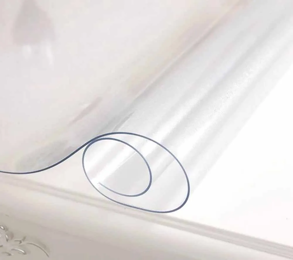 Пользовательский толщиной 1 мм матовый прямоугольный прозрачный ПВХ чехол для