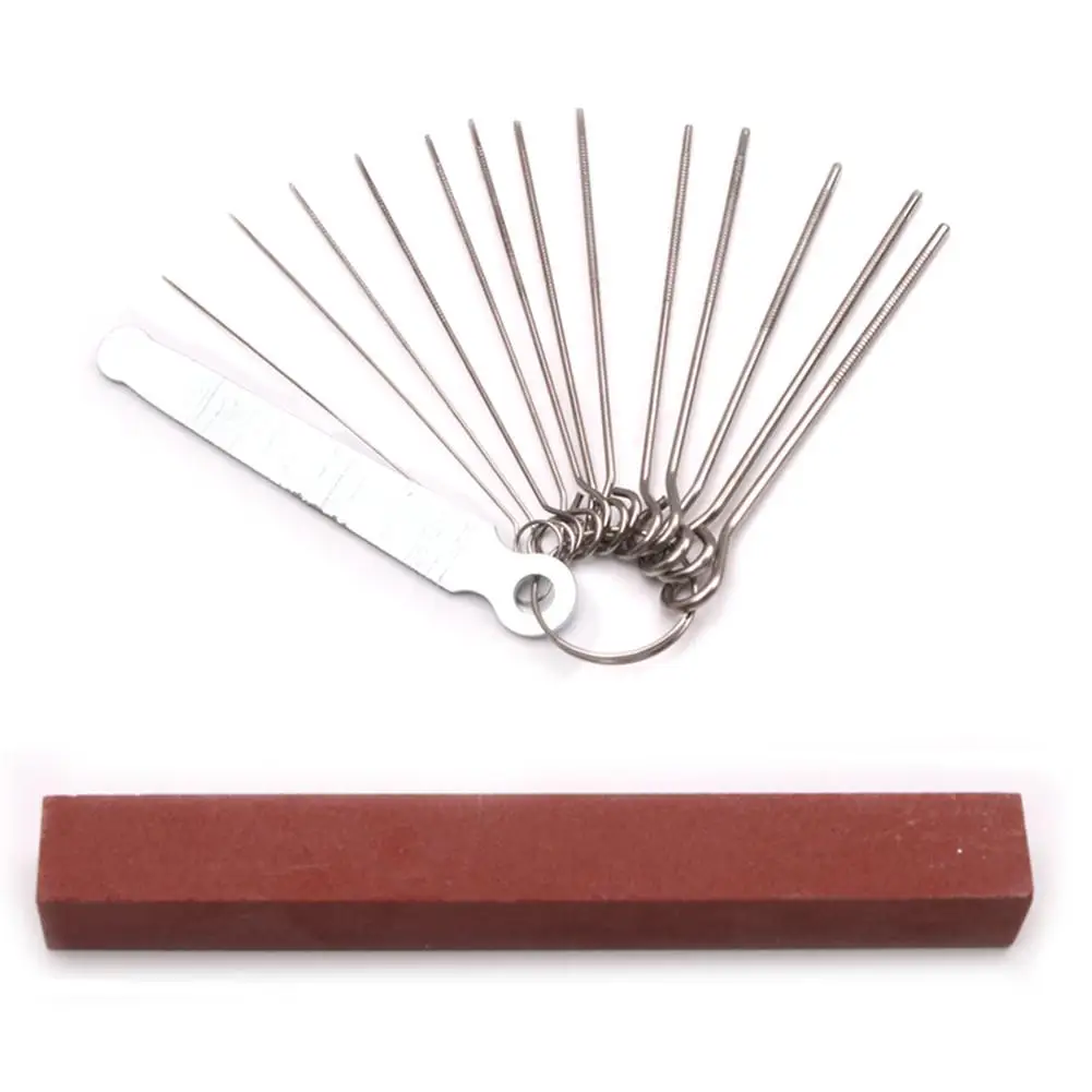 Портативный размер DIY Инструменты для ремонта гитар гайка долбежная пилка