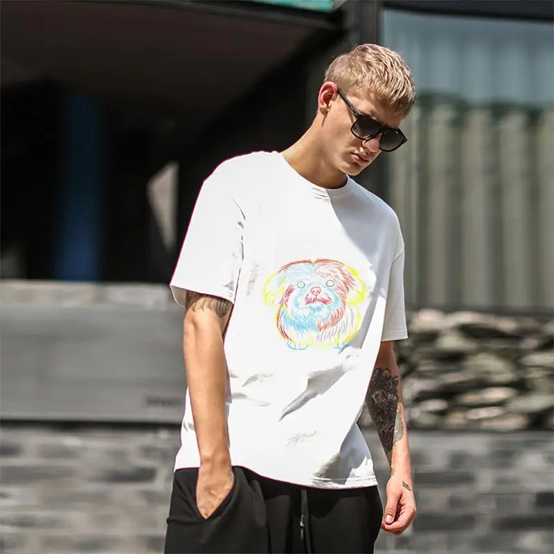 Индивидуальные цветные футболки для мужчин и женщин большие размеры s ~ 5xL |