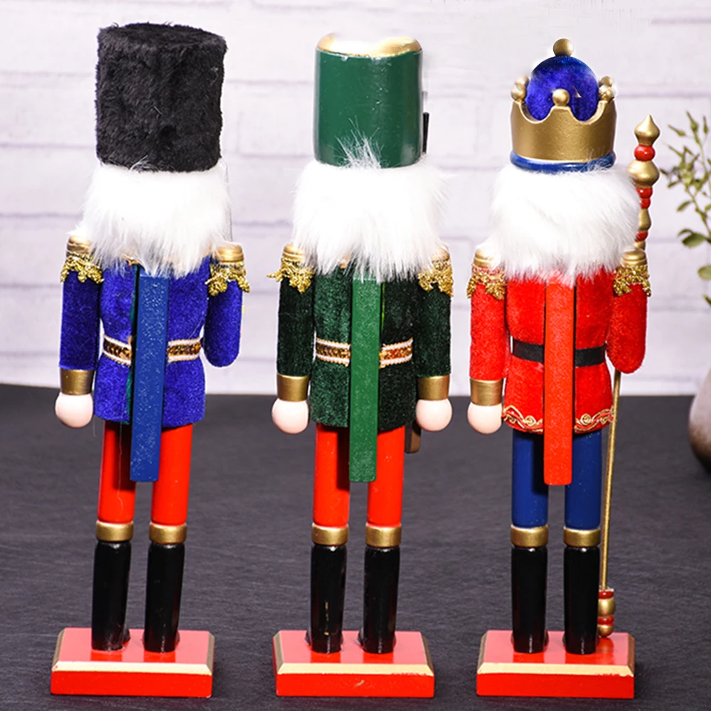 Деревянная подвеска винтажная ручная работа гайковёр кукла солдат марионетка