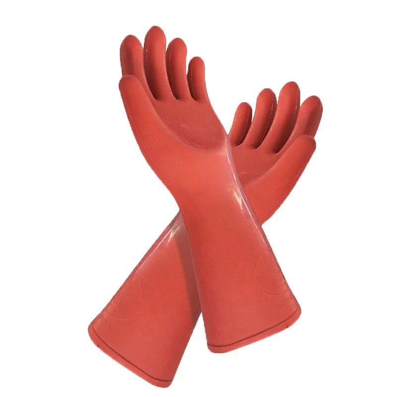 Electrician Gloves Insulated Rubber 12KV 25KV High Voltage Safety Protective Work Insulating | Безопасность и защита