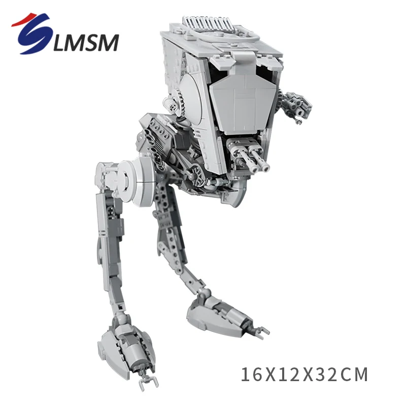 

Modular Robot Articulated SW AT-ST Chiken Walker Building Blocks MOC Collection Set Creative Toys For Kids Gift