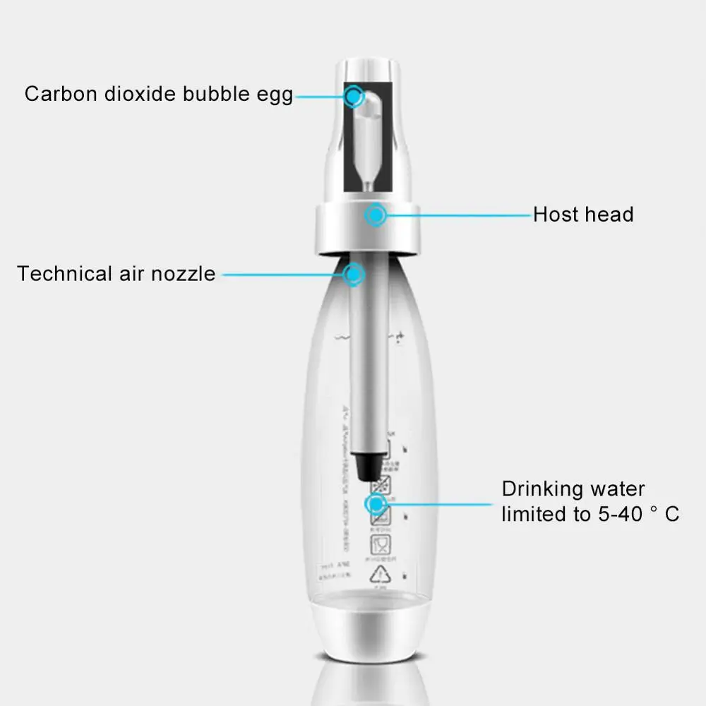 

Soda Siphons Bottle Machine Home Portable Carbonated Drinks Making Tools Bubble Drink Sodaplus Making Bottle