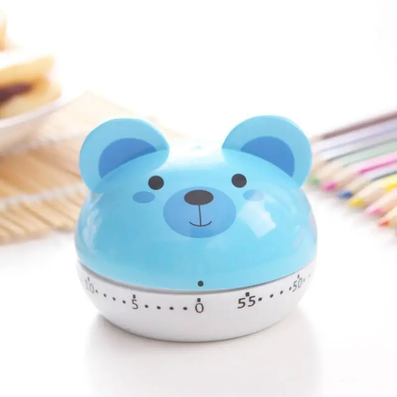 

Kitchen Timer 60min Alarm Clock Kitchen Scale Timer Dining Kitchen Tool Cartoon Animal Cooking Timer Machine Dial Timer 2021 New