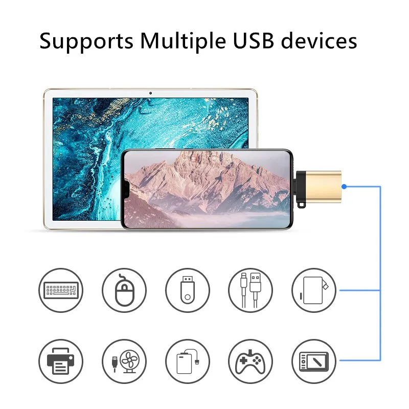 USB C концентратор Thunderbolt 3 адаптер OTG Тип конвертер для Macbook Pro и ноутбука usb ssd