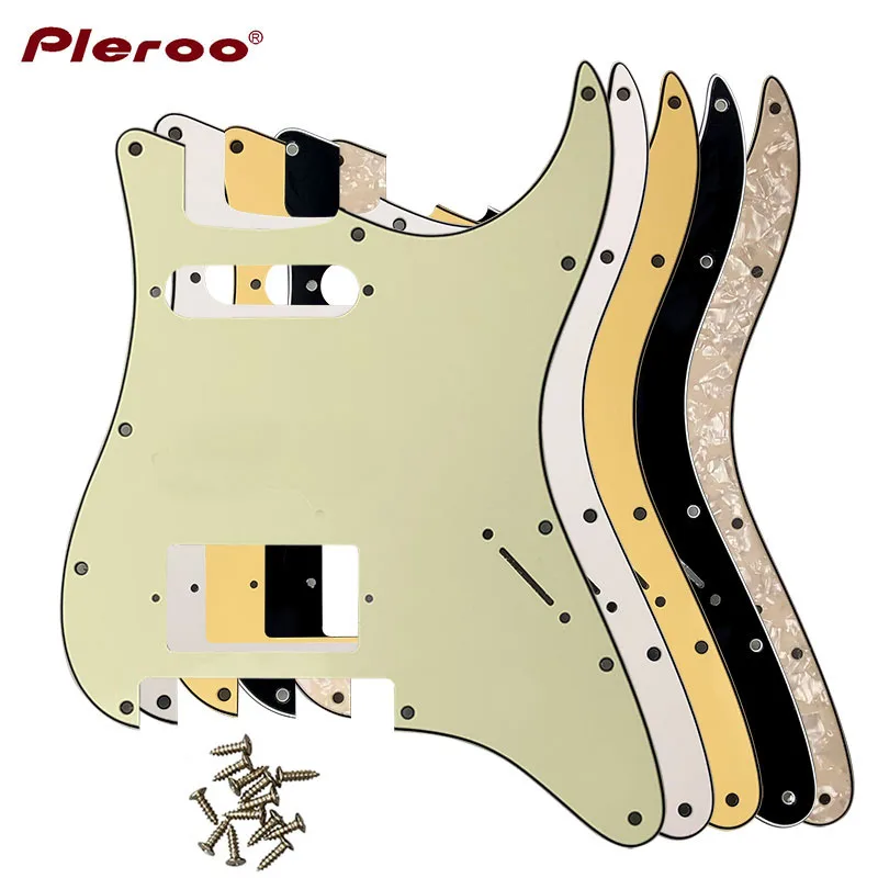Насадка для гитары Pleroo на заказ США 11 отверстий винтов с Floyd Rose Tremolo Bridge PAF Humbucker HS