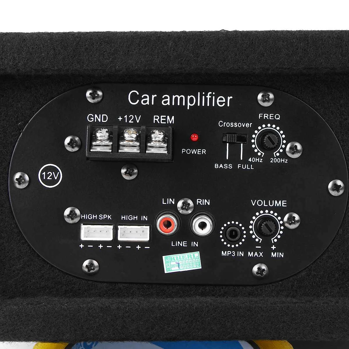 8-дюймовый 480 Вт автомобильный аудиосабвуфер автомобильная аудиосистема тонкий