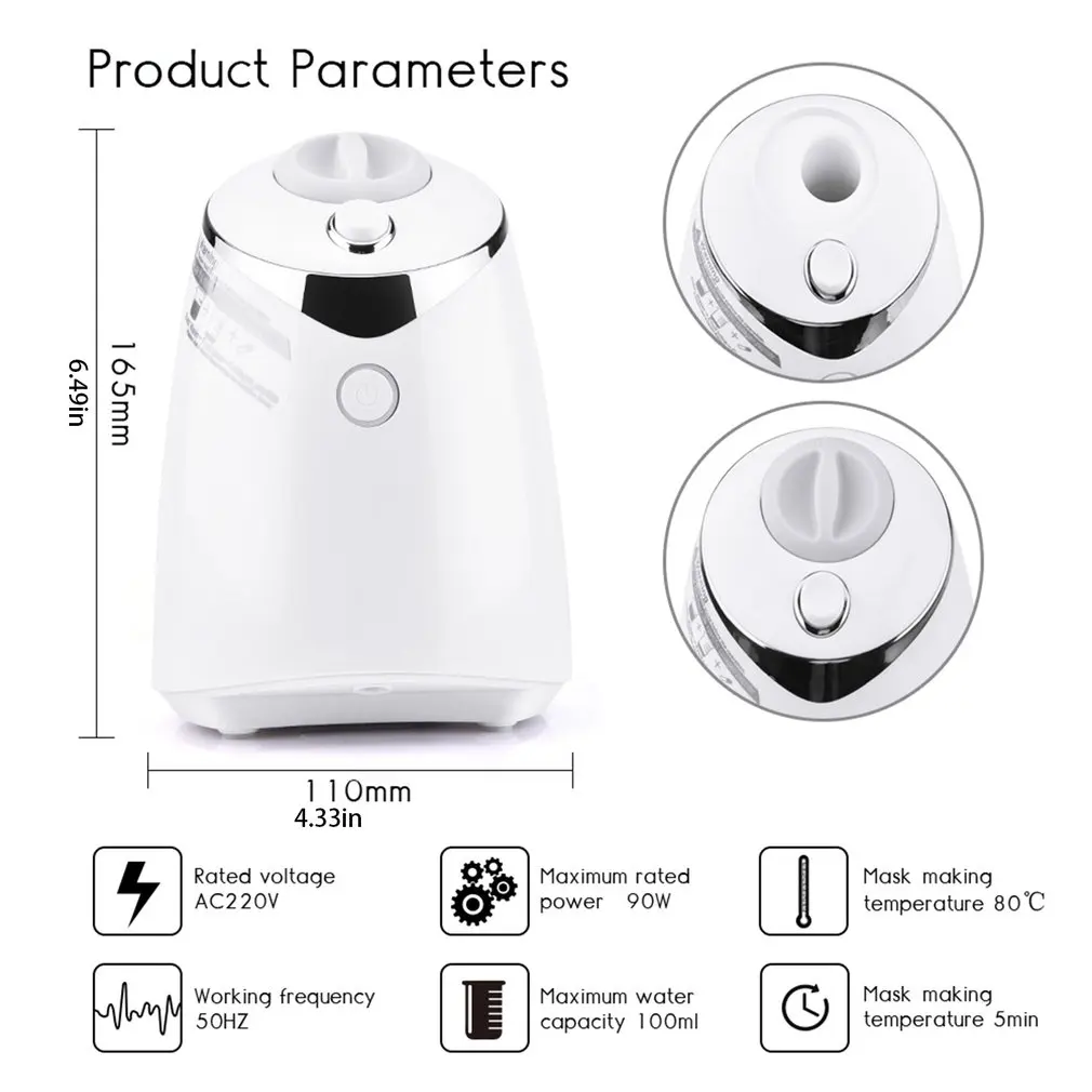 

DIY Fruit Facial Mask Machine Automatic Vegetable Fruit Mask Machine Intelligent Voice Registration Organic Fruit Mask Maker