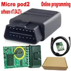 MicroPod2 V17.04.27 MicroPod2 с программным обеспечением для Chry-sler Jee-p Dod-ge Fia-t Micro-Pod 2 Поддержка онлайн-диагностики