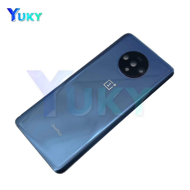 Оригинальное стекло для OnePlus 7 7T задняя крышка батарейного отсека Oneplus Крышка 1 +