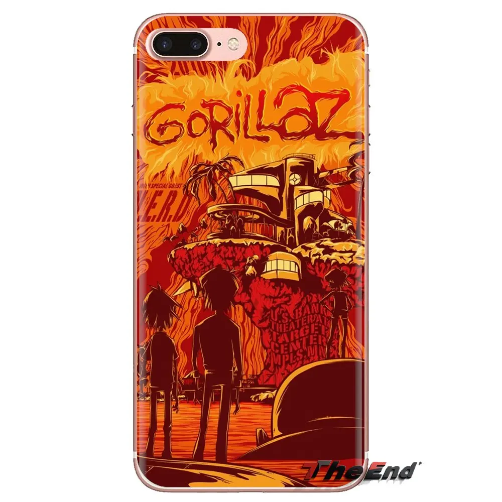 For Huawei Nova 2 3 2i 3i Y6 Y7 Y9 Prime Pro GR3 GR5 2017 2018 2019 Y5II Y6II Soft Transparent Cases Covers Gorillaz Art |