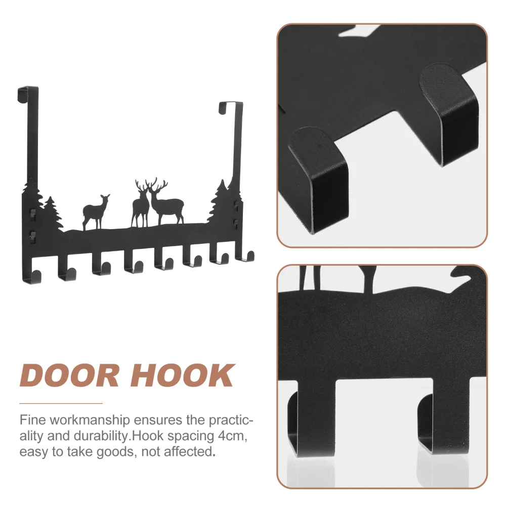 

1pc Home Behind Door Hanger Bathroom Living Room Sundries Storage Hook