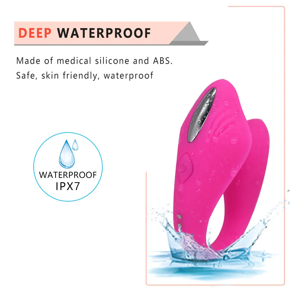 Переносной фаллоимитатор вибратор U Тип G Spot стимуляции клитора Беспроводной