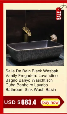 Salle De Bain Black Wasbak Vanity Fregadero Lavandino Bagno Banyo Waschtisch Cuba Banheiro раковина для ванной Lavabo умывальник