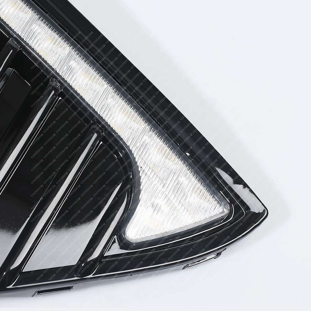 

2PS Daytime Running Lights 12V LED Daylight Fog lamp waterproof with dimming style RelayFor Ford Focus 3 MK3 2012 2013 2014 DRL