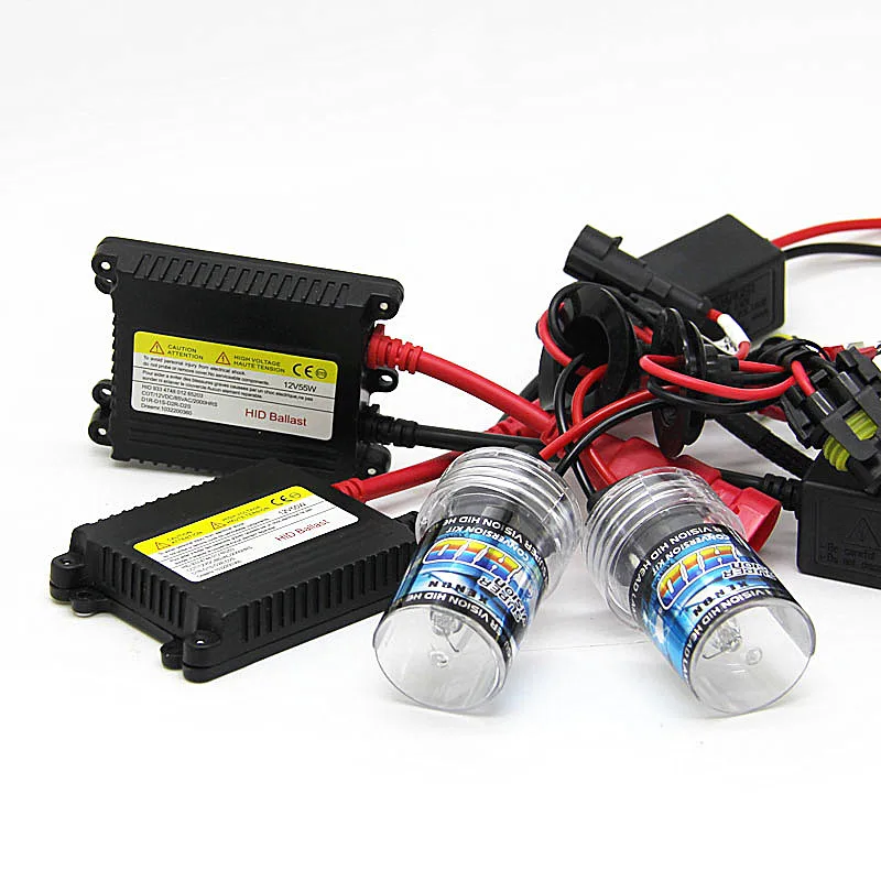 55 Вт 12 В h4 Hi/low H4 bi xenon HID H1 H3 H 7H11 9005 9006 комплект для ксеноновых ламп|Лампы