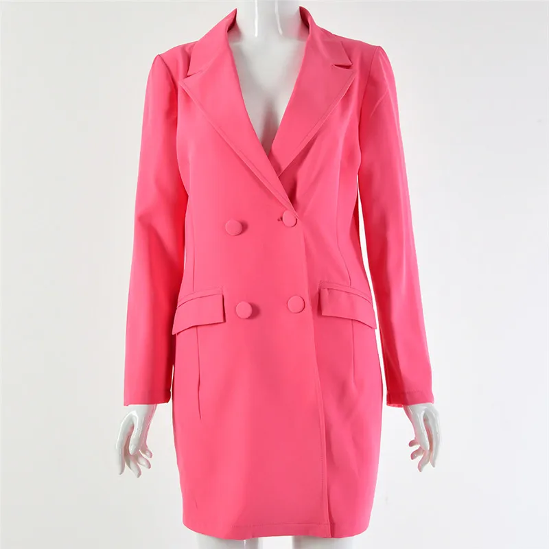 

yvlvol fashion solid color women blazer jacket autumn spring vadim coat felmale 2019