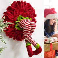 christmas elf thief santa legs wreaths christmas ornaments christmas tree artificial decorations navidad garlands new year 2022