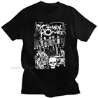 Футболка с надписью My Chemical Romance Mcr Dead, черная парадная футболка в стиле панк-рок, Новинка лета 2021, модный топ, Европейская мода, 14 цветов
