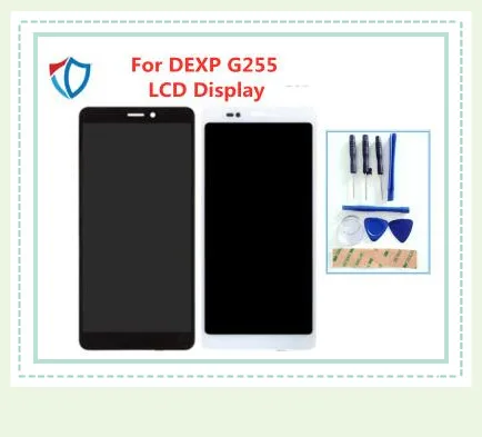 Оригинальный ЖК дисплей для DEXP G255 дигитайзер сенсорного экрана Черного и