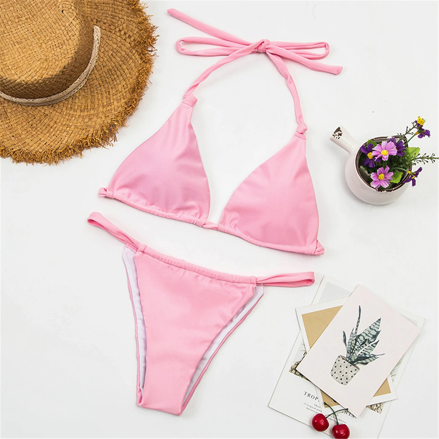 

Sexy bikini 2021 women's swimsuit women's Swimsuit Bikini suit high waist swimsuit beach wear