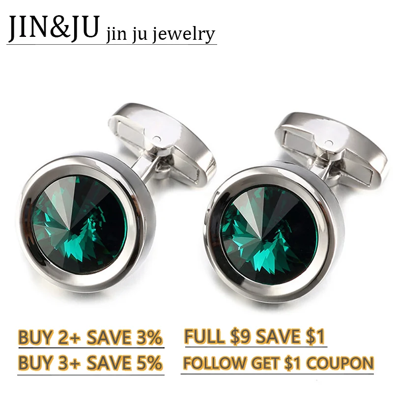 

JIN&JU Cufflinks For Mens Luxury Bouton De Manchette Gemelli Uomo Per Camicie חפתים לגבר Gemelos Para Hombre Camisa Cuff Links